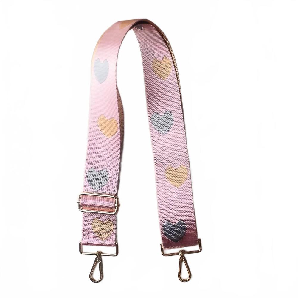 NEW LAUREN LANE women's detachable adjustable crossbody purse bag strap in pink